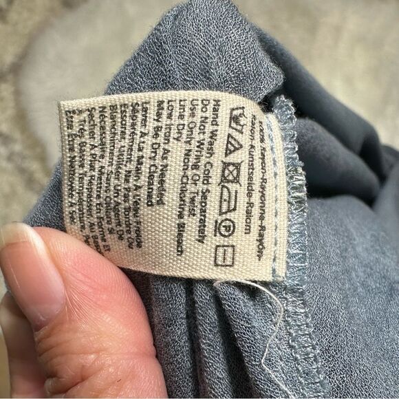 Free People Denim Blue Sleeveless Blouse - Picture 8 of 10